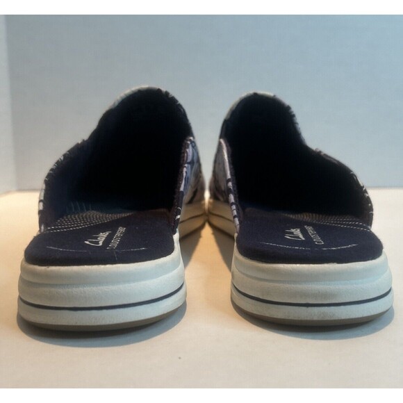 Clark’s Cloudstepper Breeze Shore Mules. Women’s 9.5M. Tropical Print. Washable - Picture 4 of 8